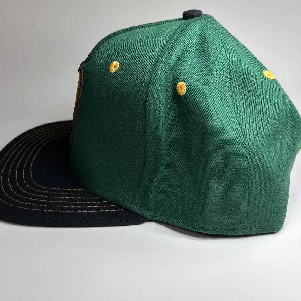 Loki Marvel Snapback Hat God of Mischief Horned Helmet Cap Green Gold Men Disney